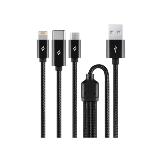 ttec Trio Type-C,Lightning,MicroUSB Kab. Şarj Kabloları