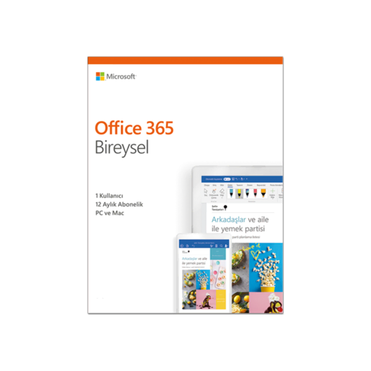 Microsoft 365 Bireysel Türkçe Yeni Bilgisayar Çevre Birimleri